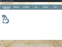 Tablet Screenshot of georgia-alpaca.com